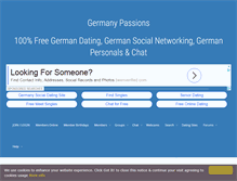 Tablet Screenshot of germanypassions.com